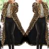 Winter Coat Women Faux Fur Coat Warm Leopard Print Long Coat Streetwear Teddy Coat Warm Oversize Outwear
