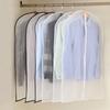 3Pcs Clear Garment Clothes Dust Cover Wardrobe Coat Suit Anti-dust Hanging Bag