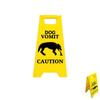 Funny Dog Vomit Sign Gift Warning Sign Fashion Cat Vomit Sign