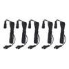 5pcs 4.9ft Deck Light Extension Cable IP67 Waterproof Extension Cord with Male and Female 3Pin