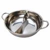 IH-compatible, Double-handled Pot with Dividers, Stainless Steel, 28cm Diameter, Size 9 (serves 4-6), Two-meal Pot, Divider, Versatile, Colorful