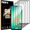 Tempered Glass Screen Protector - Booling - for Samsung Galaxy A26 5G - Pack of 4 - Black - Scratch Resistant