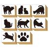 Black Cat Miscellaneous Cat Cute Stylish Wooden Rubber Made In Japan Goods, Goods, Stationery, Stamps, Cats, Stamps, Stamps, Set, Presents, Cute,
