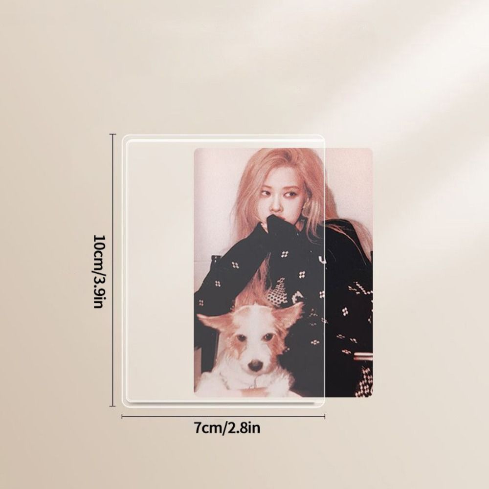PVC Idol Photocard Sleeves Anti-Scratch Photo Protective Cover Fashion Photocard Holder