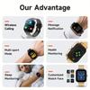 Women Gold Smart Watch Men Waterproof Bluetooth Wireless Call Infinite Screen Smart Bracelet 2024 New Watch DIY Watch Face Bands