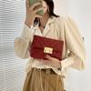 Trend Bag Women's Urban Simple Small Square Bag Fashion Diamond Embroidered Shoulder Bag Chain Diagonal Span Mobile Phone Bag