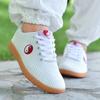 Tai Chi Shoes Women's and Men's Flying Weaving Tai Chi Practice Shoes Martial Arts Training Beef Tendon Sole Competition Special Shoes Tai Chi Sports