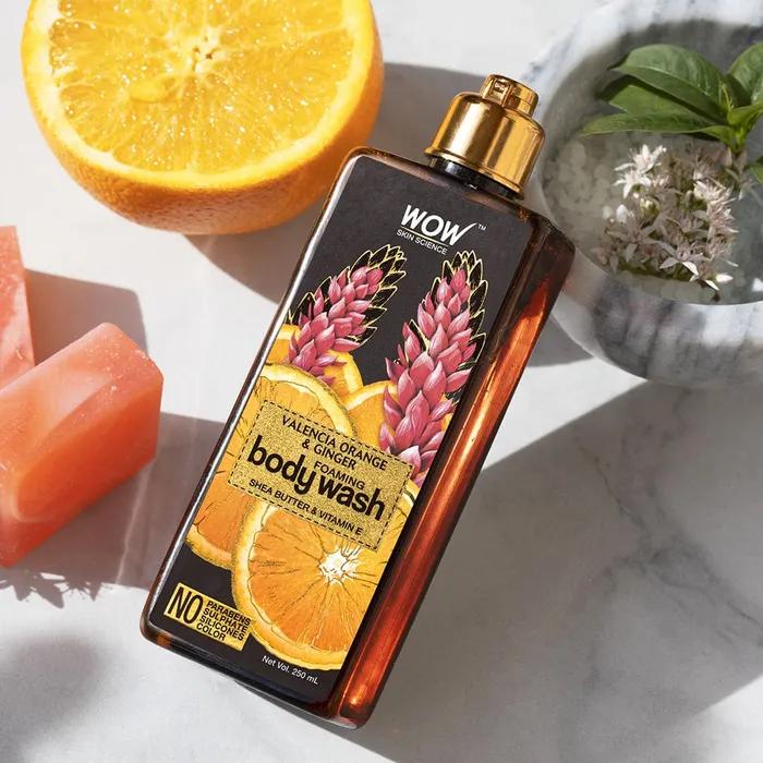 Wow Skin Science Valencia Orange & Ginger Foaming Body Wash 250ml
