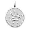 [Q8190] - Silver 'Virgo' Silver Pendant (rhodium-plated) - 16 Mm