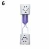 2-Minute Hourglass with Smiley Face Timer, Kids Toothbrush Timer, Cooking Timer, Training Timer, Multicolor