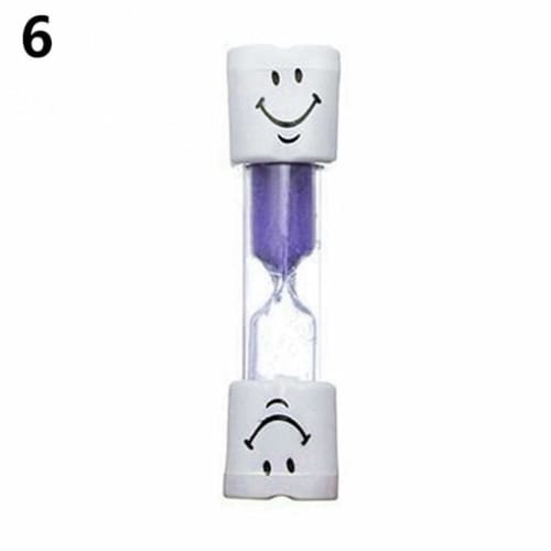 2-Minute Hourglass with Smiley Face Timer, Kids Toothbrush Timer, Cooking Timer, Training Timer, Multicolor