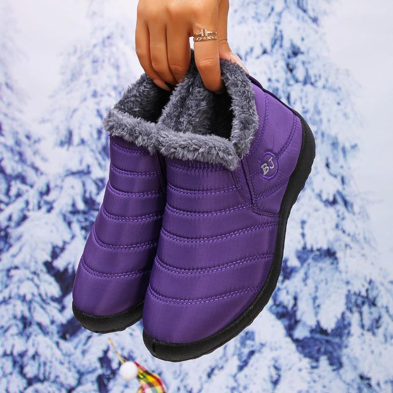 New Cotton Shoes Large Size Women's Shoes Velvet Warm Soft-soled Snow Boots Women's Thickened Winter Women's Shoes