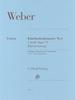 Weber: Clarinet Concerto No. 1 In F Minor, Op. 73 / Henle Urtext Edition / Solo with Piano Accompaniment