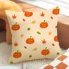 Pumpkin Print Pillowcase Autumn Harvest Festival Pillowcase 45x45cm Living Room Sofa Cushion Cover Bedroom Room Home Decoration