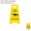 Funny Dog Vomit Sign Gift Warning Sign Fashion Cat Vomit Sign