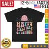 Happy First Day Of School Vintage Peace Hand Back To School T Shirt Men Women