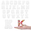 Uxcell Uppercase Resin Molding Uppercase English Alphabet Silicone Mold Word Sign Art DIY Craft Party Decoration 26 Pieces A-Z