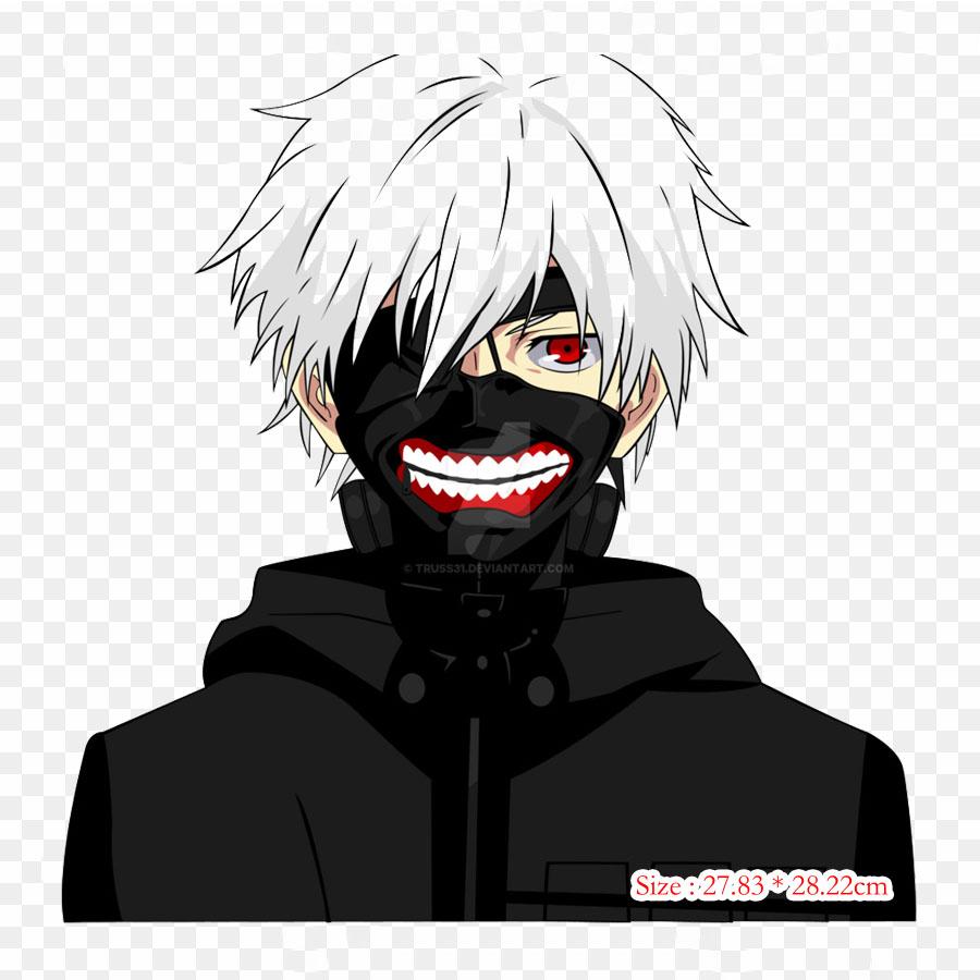 Transparent Background Kaneki Ken Kaneki Tokyo Ghoul Iron On Patches For Clothing Applique Stickers On Clothes Heat-Sensitive Custom Patch