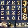 Romantic 26 Letters  LED Lights Alphabet Marquee Signs Vintage Circus for Children Bedroom Wedding De