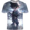 Anime Shirt 3D Print Comic Novelty Summer T-Shirt,Fashion Short Sleeve Tee for Men and Women Black Crew Neck.