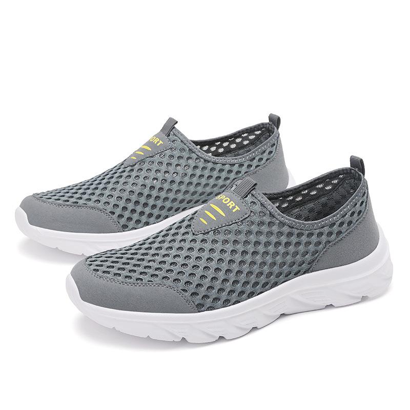2025 Men Casual Shoes Breathable Slip On Male Casual Sneakers Anti-slip Men's Flats Outdoor Walking Shoes Size 39-46