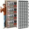 40-Pocket Over The Door Shoe Organizer | Mesh Hanging Rack | Behind Door Storage for Closet, Dorm Room & College, Shoe Storage Organizer