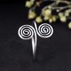 Handmade Oxidized Silver Spiral Ring – Adjustable Double Coil Tribal Band, Boho Statement Jewelry, Unique Gift for Women & Men
