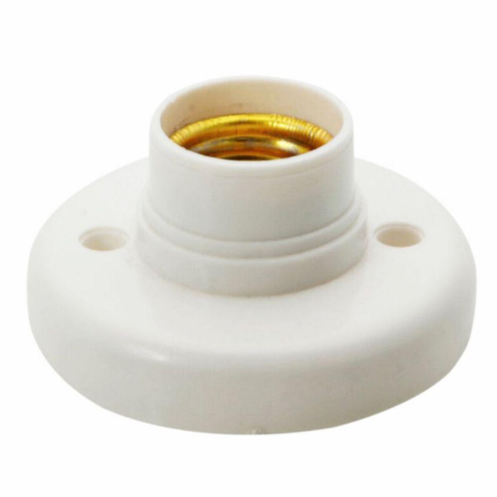 Plastic Shell Screw Socket Adapter Conversion Fixing Converter Lamp Holder E27 Bulb Base