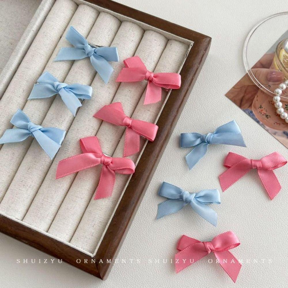 1PC Sweet Bowknot Hair Clips Ribbon Multicolor Barrette Ballet Bow Hairpin Girls