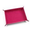 Creative Storage Tray Pu Foldable Storage Box Pu Tray Dice Tray Desktop Storage Box Rolling Folding Game Storage