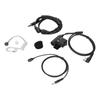 U94 PTT with Finger Microphone PTT 7.1mm Retractable Throat Control Headset for Kenwood TK3107