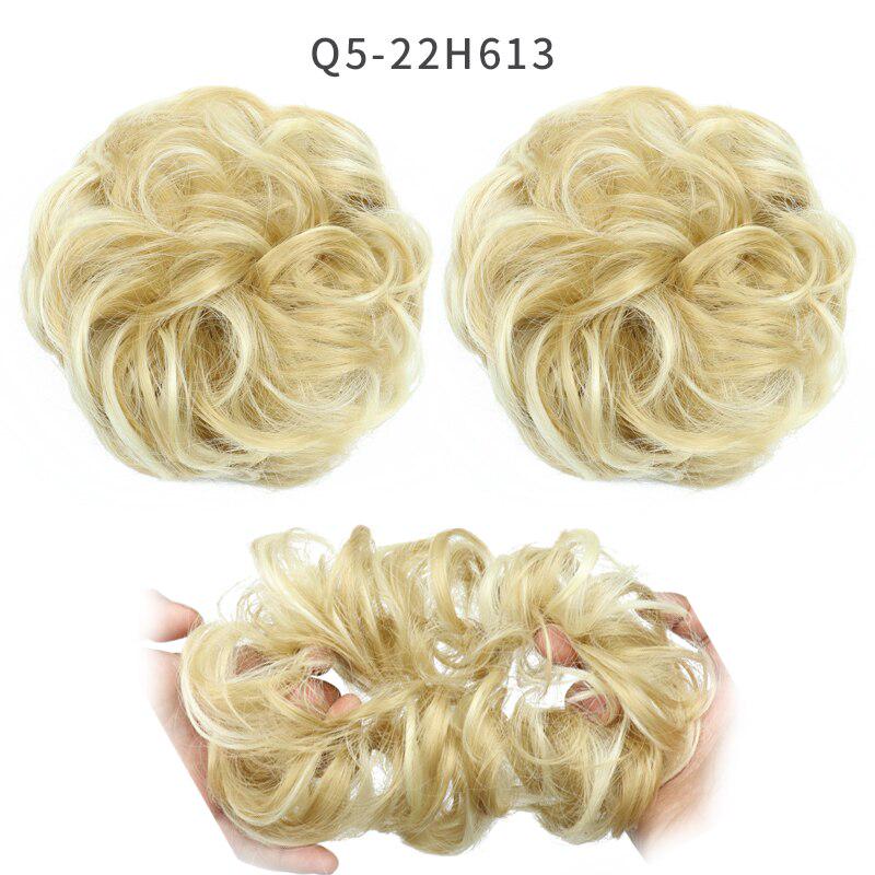 Women Ladies New Pony Tail Messy Curly Hair Extension Bun Hairpiece Scrunchie