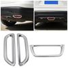 For Nissan Qashqai J11 2014 2015 2016 Car Chrome Exterior Refit Foglight Lamp Frame Cover Trim Bezel Decorate Sequin Sticker