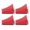 4PCS RC Model Car Wheel Chock Good Fixation Anti Slip Bottom RC Aluminum Alloy Wheel Chock for Redcat Gen8 for Axial