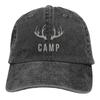 Camp Deer   Camping Vibes Baseball Caps Peaked Cap Camper Camping Sun Shade Hats for Men