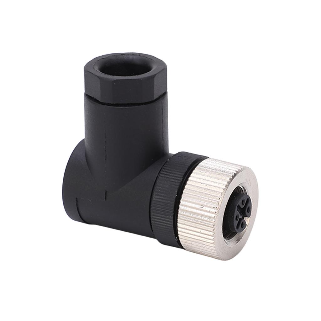 For NMEA 2000 Female Field Installable Connector M12 5 Core Bending Type IP67 Waterproof for Garmin Networks