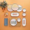 Sunny 4-Person Breakfast Set 10 Pieces Orange