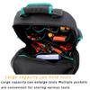 Multi-Pocket Woodworking Bag Waterproof Electrician Toolbag Electrician Backpack  Woodworking