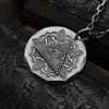 God's Eye Necklace Copper Plated Men's Trendy Design, Niche Retro Talisman Pendant