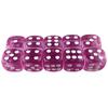 D6 Dice Set 14mm Transparent Dice for Puzzle Making Crafts and Classroom Set of 10