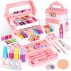 Dazvmox Makeup Set Toy Girls Kids Cosmetics Kids Makeup 3 To 12 Years Old Elementary School Girls Present Birthday Christmas