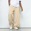 Men's Solid Color Loose Wide Leg Sweatpants Men's Casual Fashion Sweatpants
