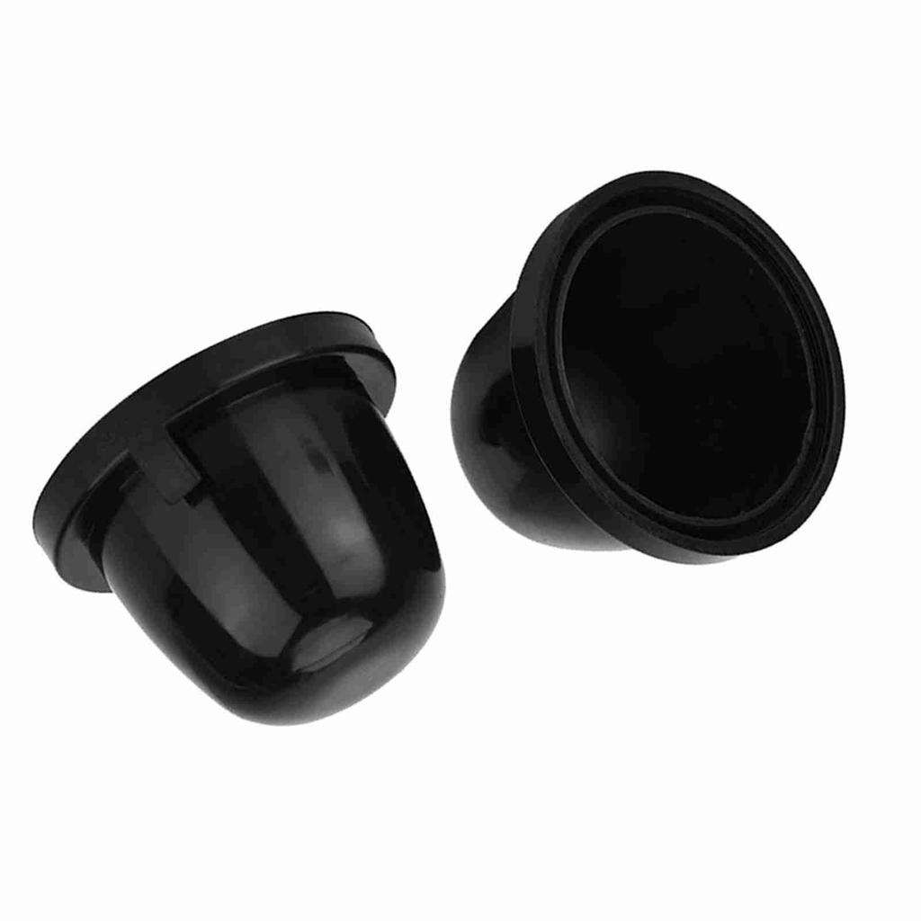 2Pcs 85mm Black Rubber Car LED Headlight Dust Cover Housing Seal Cap Waterproof