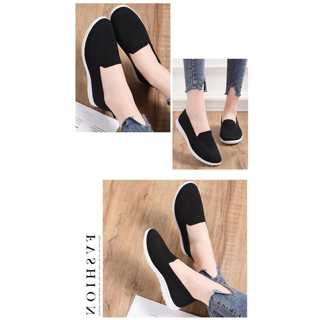 New Women's Cloth Shoes, Casual Breathable Flat Sole Single Shoes, One Foot Soft Soled Shoes, Casual Shoes