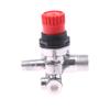 1Pc Regulator Valve Double Outlet Tube Air Compressor Switch Pressure Regulator Valve Fitting Part For Piston Air Compressor