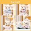 Bear Teddy Cute Plush Stuffed Animal With Pp Cotton Fill Keychain Gift For Girls