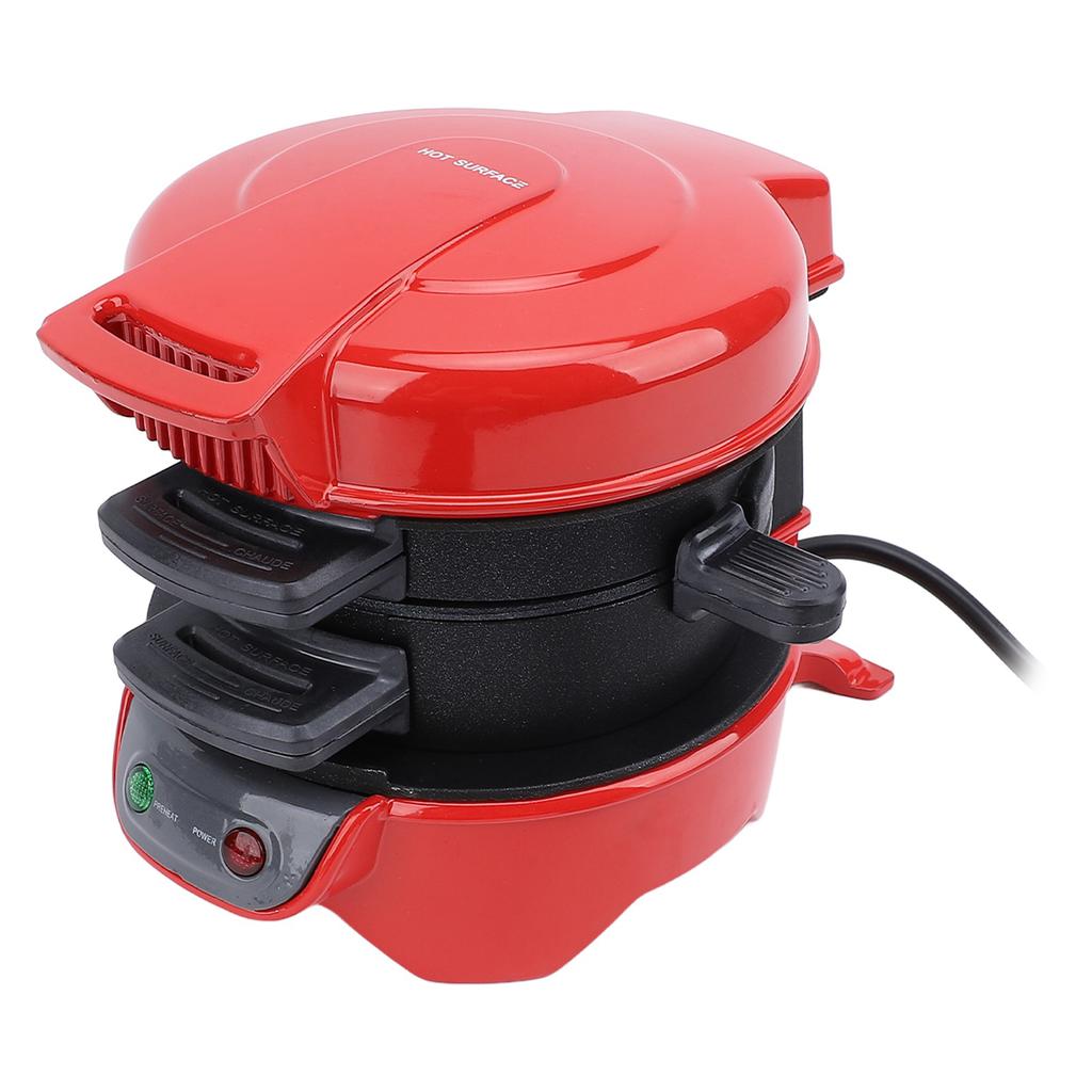 3 In 1 Breakfast Sandwich Maker Professional Fast Heat Up Automatic Temperature Control Prevents