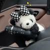 Plush Puppy Clutch Decoration Car Wiper Turn Signal Switch Decoration Cute Bowknot Dog Car Wiper Doll Interior Accessories