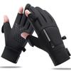 Waterproof Cycling Gloves Winter Windproof Warm Skiing Mittens Non-Slip Touch Screen Gloves Outdoor Sport Climbing Hiking Gloves