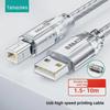 Shanze USB 2.0 High-Speed Printer Cable, AM/BM Square Port.